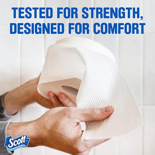 Scott ComfortPlus Toilet Paper, 36 Mega Rolls (2 Packs of 18), 425 Sheets per Roll, Septic-Safe, 1-Ply Toilet Tissue