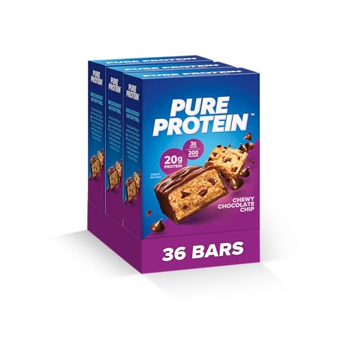 Bars, High Protein, Nutritious Snacks to Support Energy, Low Sugar, Gluten Free, Chocolate Peanut Butter, 1.76oz, 12 Count (Packaging May Vary)