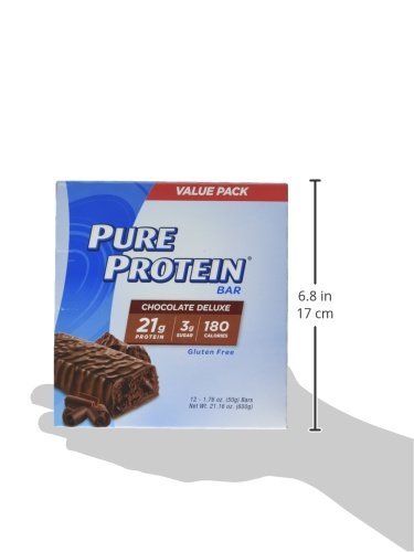 Bars, High Protein, Nutritious Snacks to Support Energy, Low Sugar, Gluten Free, Chocolate Peanut Butter, 1.76oz, 12 Count (Packaging May Vary)