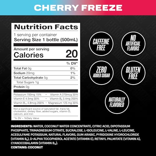 PRIME Hydration ICE POP | Sports Drinks | Electrolyte Enhanced for Ultimate Hydration | 250mg BCAAs | B Vitamins | Antioxidants | 2g Of Sugar | 16.9 Fluid Ounce | 12 Pack