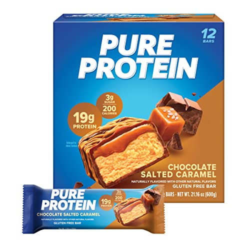 Bars, High Protein, Nutritious Snacks to Support Energy, Low Sugar, Gluten Free, Chocolate Peanut Butter, 1.76oz, 12 Count (Packaging May Vary)