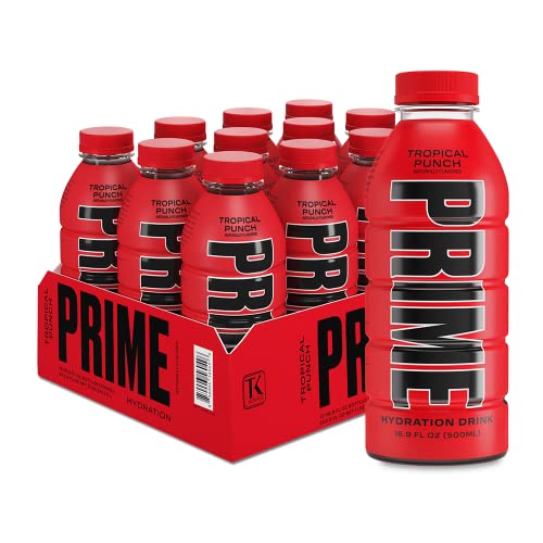 PRIME Hydration ICE POP | Sports Drinks | Electrolyte Enhanced for Ultimate Hydration | 250mg BCAAs | B Vitamins | Antioxidants | 2g Of Sugar | 16.9 Fluid Ounce | 12 Pack