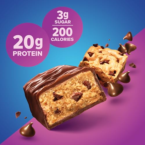 Bars, High Protein, Nutritious Snacks to Support Energy, Low Sugar, Gluten Free, Chocolate Peanut Butter, 1.76oz, 12 Count (Packaging May Vary)