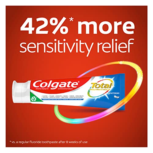 Colgate Baking Soda & Peroxide Toothpaste - Whitens Teeth, Fights Cavities & Removes Stains, Brisk Mint, 6 Ounce (Pack of 2)