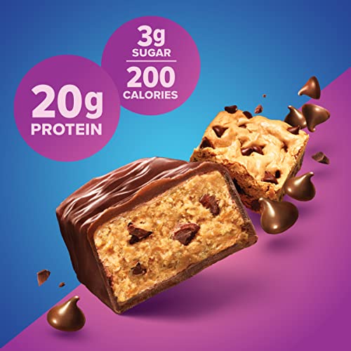 Bars, High Protein, Nutritious Snacks to Support Energy, Low Sugar, Gluten Free, Chocolate Peanut Butter, 1.76oz, 12 Count (Packaging May Vary)