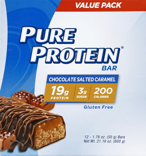 Bars, High Protein, Nutritious Snacks to Support Energy, Low Sugar, Gluten Free, Chocolate Peanut Butter, 1.76oz, 12 Count (Packaging May Vary)