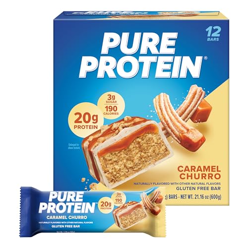 Bars, High Protein, Nutritious Snacks to Support Energy, Low Sugar, Gluten Free, Chocolate Peanut Butter, 1.76oz, 12 Count (Packaging May Vary)