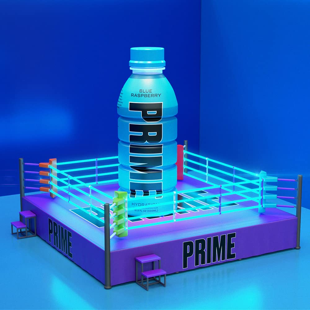 PRIME Hydration ICE POP | Sports Drinks | Electrolyte Enhanced for Ultimate Hydration | 250mg BCAAs | B Vitamins | Antioxidants | 2g Of Sugar | 16.9 Fluid Ounce | 12 Pack