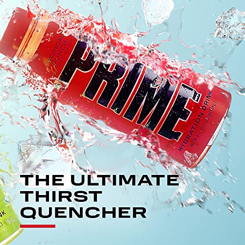 PRIME Hydration ICE POP | Sports Drinks | Electrolyte Enhanced for Ultimate Hydration | 250mg BCAAs | B Vitamins | Antioxidants | 2g Of Sugar | 16.9 Fluid Ounce | 12 Pack