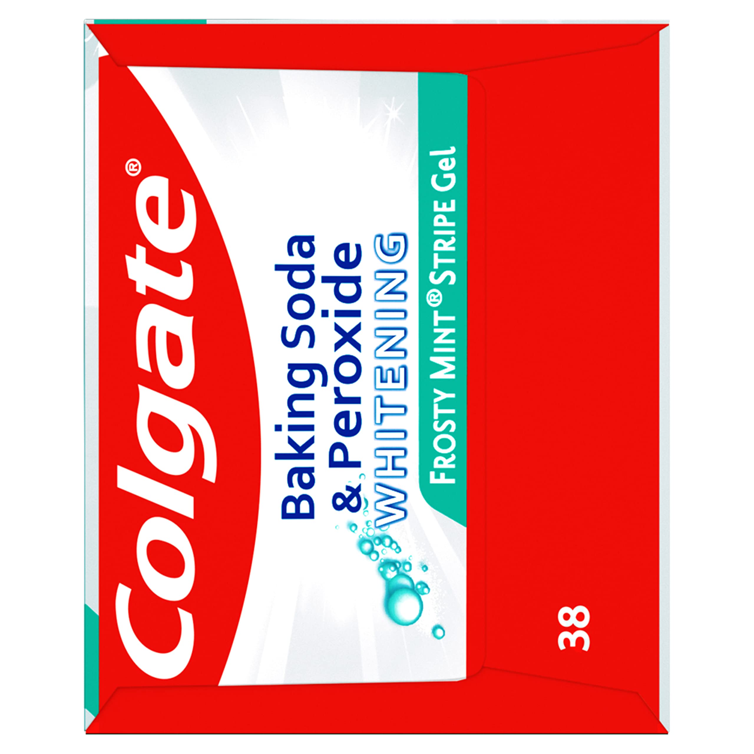 Colgate Baking Soda & Peroxide Toothpaste - Whitens Teeth, Fights Cavities & Removes Stains, Brisk Mint, 6 Ounce (Pack of 2)